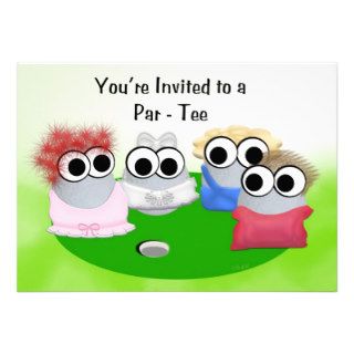 Par   Tee Invitations