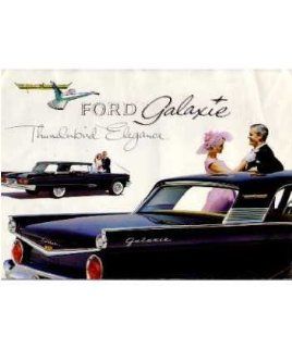 1959 Ford Galaxie Sales Brochure Literature Book Piece Advertisement Options Automotive
