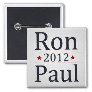 Ron Paul 2012 Campaign Pinback Buttons