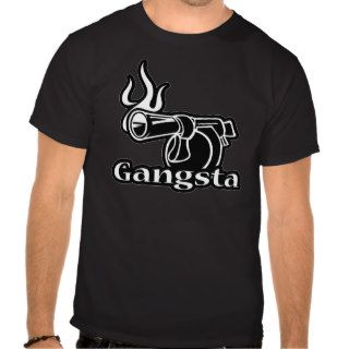 Gangsta   Gangster Revolver Gun Pistol T shirts