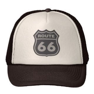 Route 66 Illustration Mesh Hats