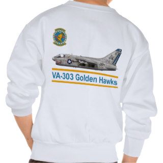 A 7 Corsair II VA 303 Golden Hawks Sweatshirts