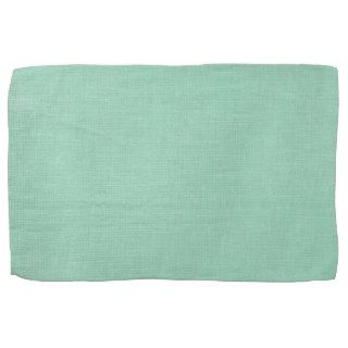 Linen Texture Fabric Background // Mint Green Kitchen Towel