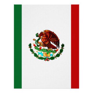 Flag of Mexico Letterhead