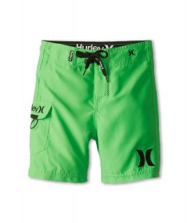 Hurley Kids One Only Boardshort Boys Swimwear (Green)