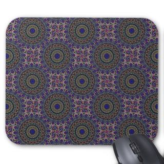 Dark Tapestry Tiled Kaleido Pattern Mousepads