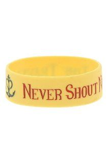 Never Shout Never Time Travel Rubber Bracelet Jewelry