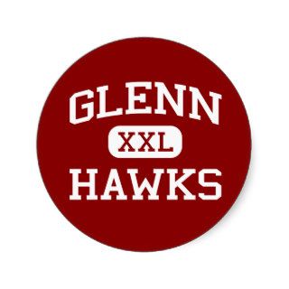 Glenn   Hawks   Middle School   Birmingham Alabama Stickers