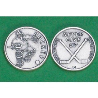 25 Hockey Player Never Give Up Champions Never Quit Coins Jewelry
