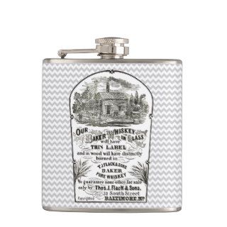 Baltimore Whiskey Vintage 1867 Hip Flask