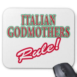 italian godmothers Rule Mouse Mats