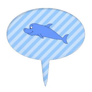 Blue Dolphin. Cake Toppers