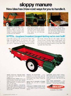 1969 Ad New Idea Farm Equipment Hydraulic Endgate Coldwater Ohio Farming Tool   Original Print Ad  