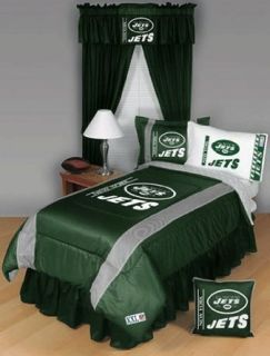NFL New York Jets Twin Sideline Comforter  Sports Fan Bed Comforters  Clothing