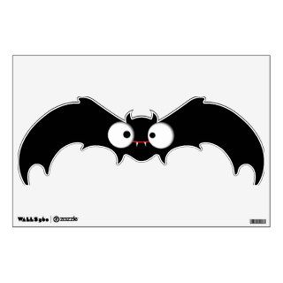 funny cute cartoon bat wall decal