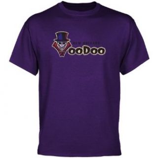 AFL New Orleans Voodoo Purple Distressed Logo Vintage T shirt (XXX Large)  Sports Fan T Shirts  Clothing