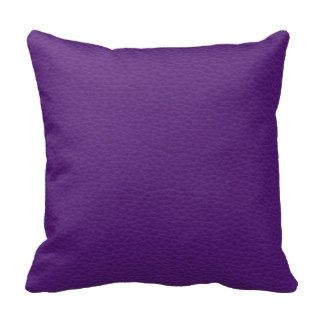 Picture of Purple Leather. Throw Pillows