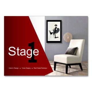 TBA Stage 1 Home Staging Interior Design Business Card Templates