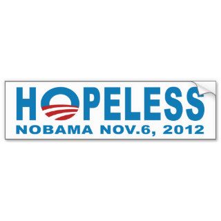 Anti Obama 2012 Bumper Stickers