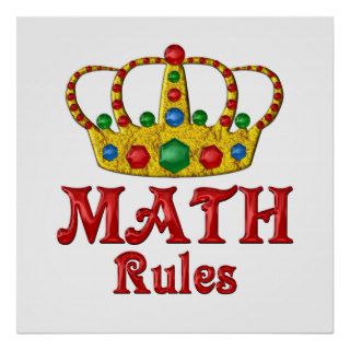MATH Rules Poster