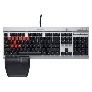 CORSAIR VALUE SELECT Corsair Vengeance K60 Keyboard. VENGEANCE K60 MECHANICAL KEYB CHERRY MX RED KEYS FOR FPS GAMERS. Cable   Black, Silver   USB 2.0   English   Multimedia, Stop, Previous Track, Next Track, Play/Pause, Mute, Volume Down, Volume Up Hot Key