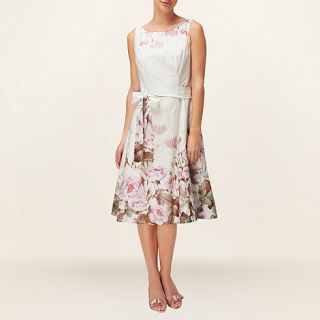 Phase Eight Ivory Chatsworth Floral Print Fit And Flare Dress