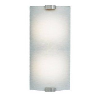 LBL Lighting PW561HFRSICF1HE Wall Lights with Frosted Glass Shades, Nickel   Wall Porch Lights  