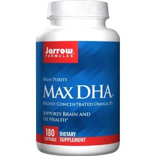 Jarrow Formulas Max DHA , 180 Softgels Health & Personal Care