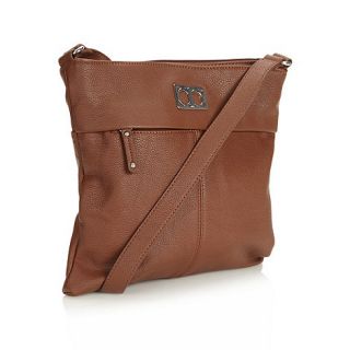 The Collection Tan cuff cross body bag