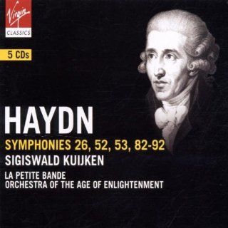 Haydn Symphonies Nos. 26, 52, 53, 82 92 Music