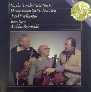 haydn london trios, nos. 1 4 LP Music
