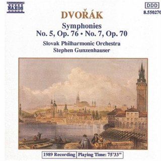 Dvorak Symphonies Nos. 5 & 7 Music