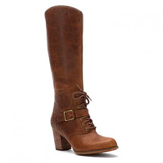 Timberland Earthkeepers® Trenton Tall Side Zip Waterproof Boot  Women's   Tobacco Forty Leather