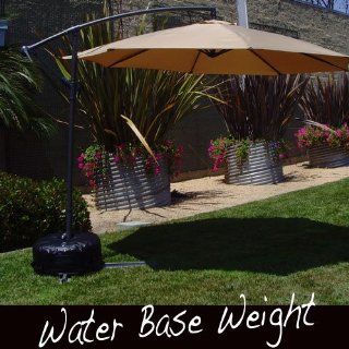 Offset Umbrella Base Stand Weight   Works Also for Market Umbrella (WHITE)  Patio Umbrella Bases  Patio, Lawn & Garden