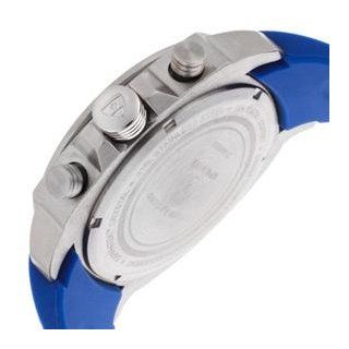 Swiss Legend Men's "Sprinter" Stainless Steel and Blue Silicone Blue Dial Watch Watches