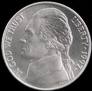 1997 P Jefferson Nickel with Matte Finish, Rare Coin 