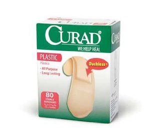 CURAD™ Adhesive Waterproof Bandages Fingertip / Knuckle Assorted, Case of 24 Health & Personal Care
