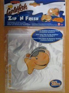 Goldfish Zip 'N Fresh Resealable Sandwich Bags (25 ct) Health & Personal Care