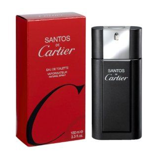 Santos De Cartier By Cartier For Men. Eau De Toilette Spray 3.3 Oz.  Beauty