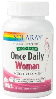 Once Daily Woman Solaray 90 VCaps Health & Personal Care