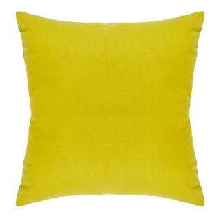Green cotton square cushion