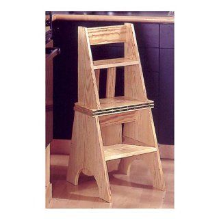 Two In One Seat/Step Stool able Woodworking Plan Editors of WOOD Magazine Books