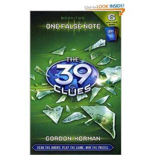 One False Note (The 39 Clues, Book 2) Gordon Korman 9780545060424 Books