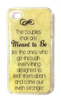 Meant to Be Couple iPhone Case   "The couples who are meant to be are the ones who go through everything designed to tear them apart and come out even stronger" Cell Phones & Accessories
