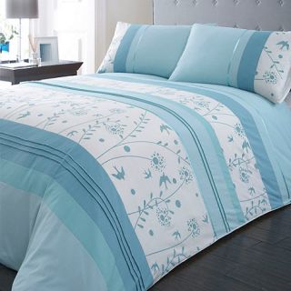 Blue Faith floral bedding set