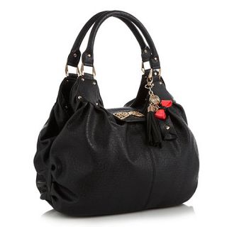Floozie by Frost French Designer black crosshatch tote bag