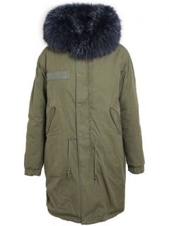 Mr & Mrs Furs Fur Lined Parka Coat