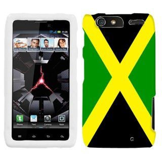 Motorola Droid Razr MAXX Jamaican Flag Hard Case Phone Cover Cell Phones & Accessories