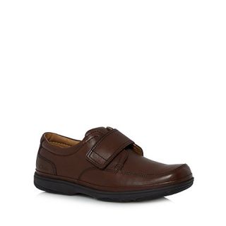 Clarks Wide fit brown swift turn shoes