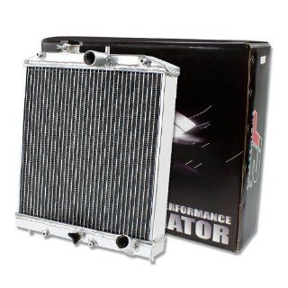 DPT, DPT J2 023, J2 Engineering Overall Size 14.5" x 16.75" x 2.75" Three Row Core 60mm Full Aluminum Racing Radiator Manual Transmission Only Automotive